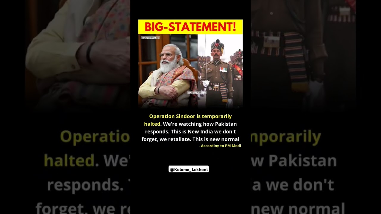 Let's see #update #important #bigstatement#pakistan #india #operationsindoor