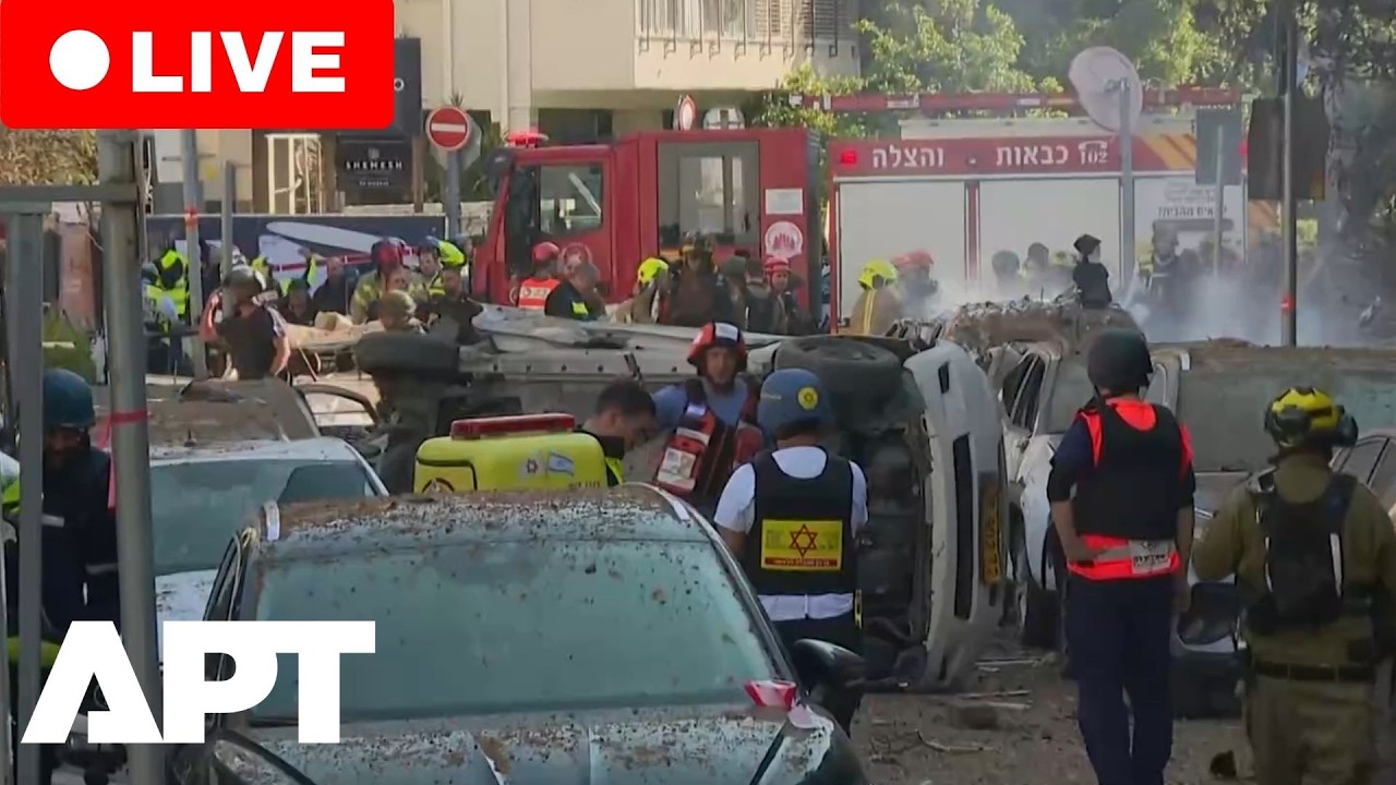 LIVE | Tel Aviv Aftermath Following Missile Attack And Rising Tensions | APT