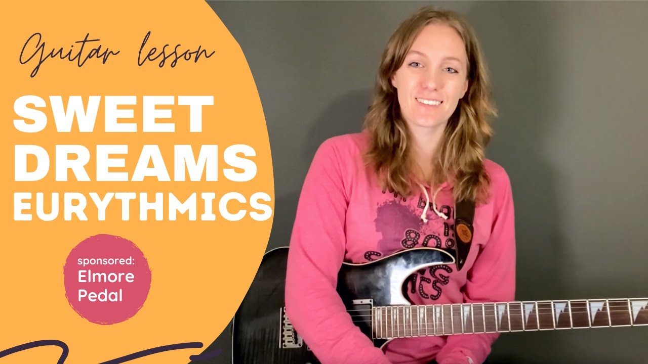 Eurythmics - Sweet Dreams // Intermediate Guitar Tutorial