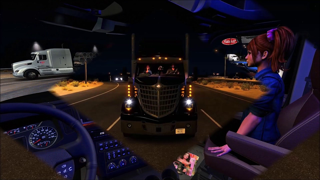 ATS Mods 1.36: Interior Lights V1 ATS//American Truck Simulator