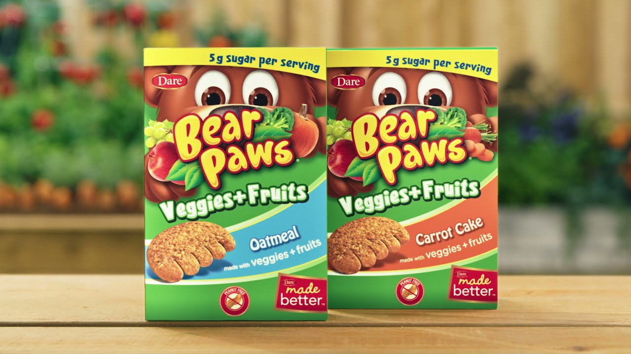 Bear Paws Veggies + Fruits &ndash; 15 EN