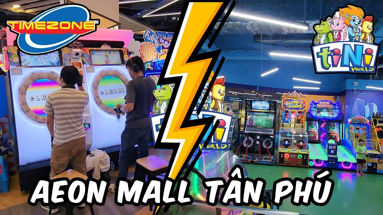 Arcade Tours: Timezone + tiNiWorld COMBO @ AEON Mall Tân Phú (Ho Chi Minh City) 🇻🇳
