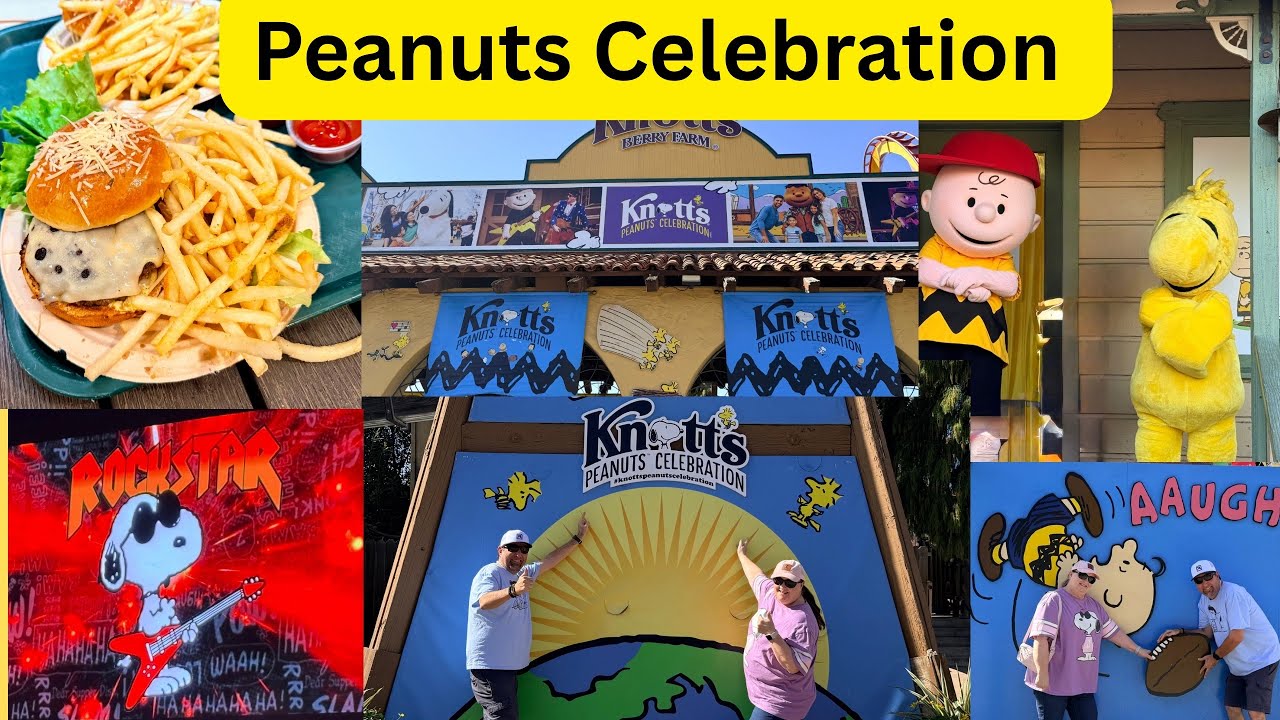 Knott’s Peanuts Celebration opening weekend. The 2 best foods of the festival & great entertainment 