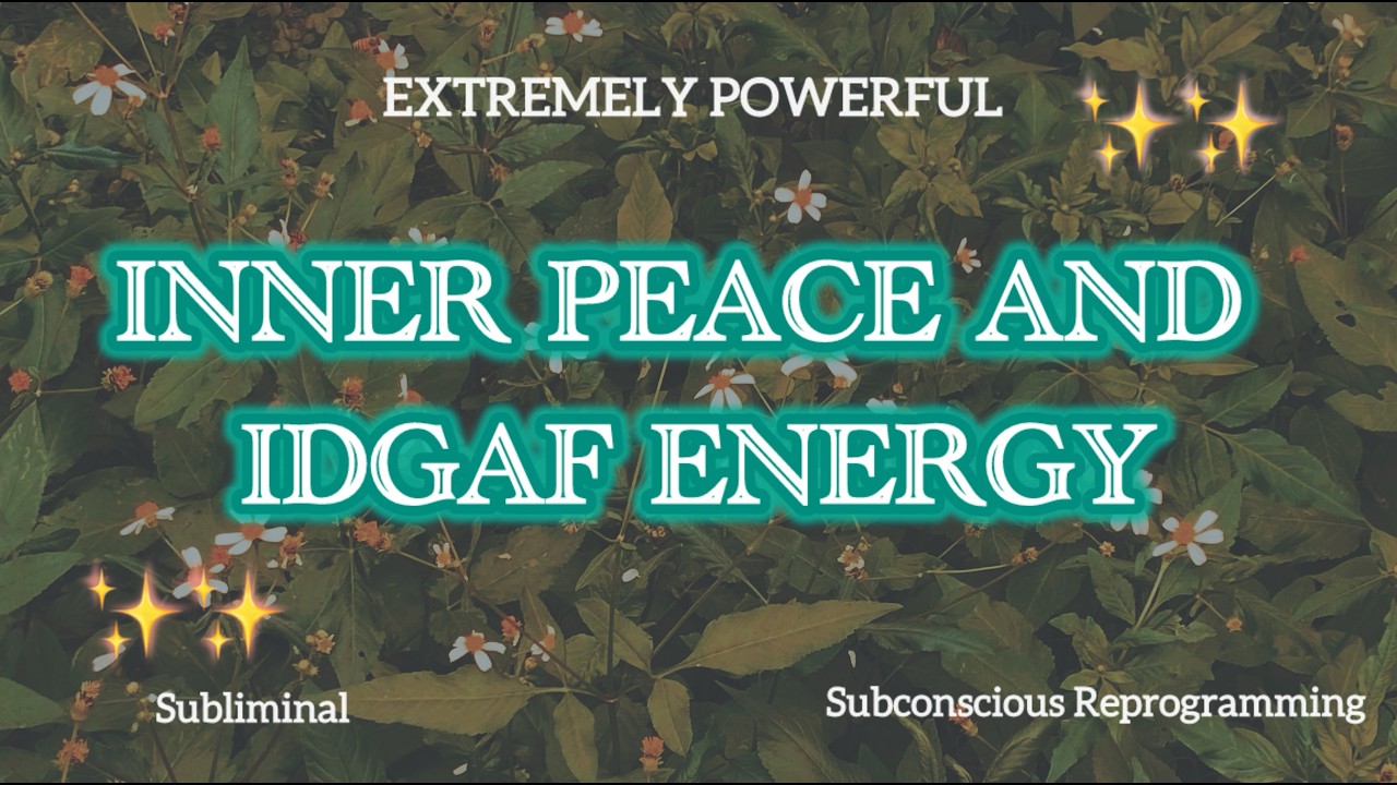 Unbothered & Thriving | Calm Mind, Zero Anxiety & Emotional Regulation Subliminal