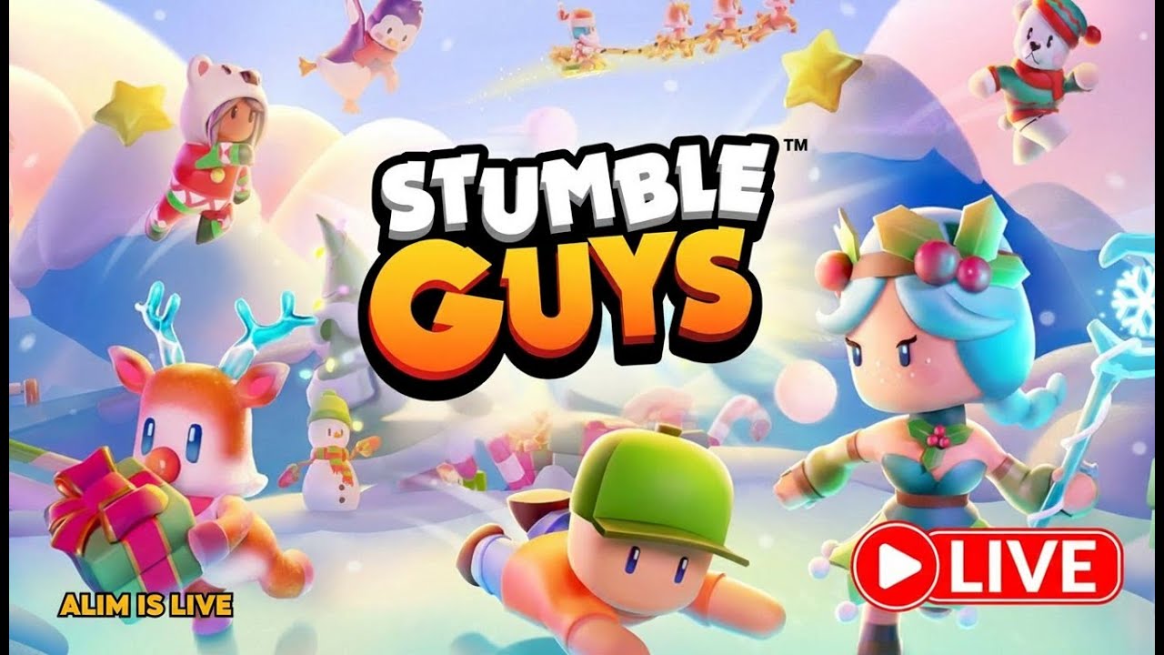 PLAYING STUMBLE GUYS | ALIM IS LIVE | RANKED MATCH | Watch and Enjoy |
