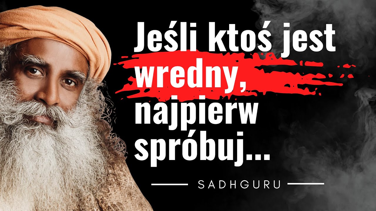 Niesamowity Sadhguru.  Cytaty mistrza duchowego, który uwielbia jeździć na motocyklu i ratuje glebę.