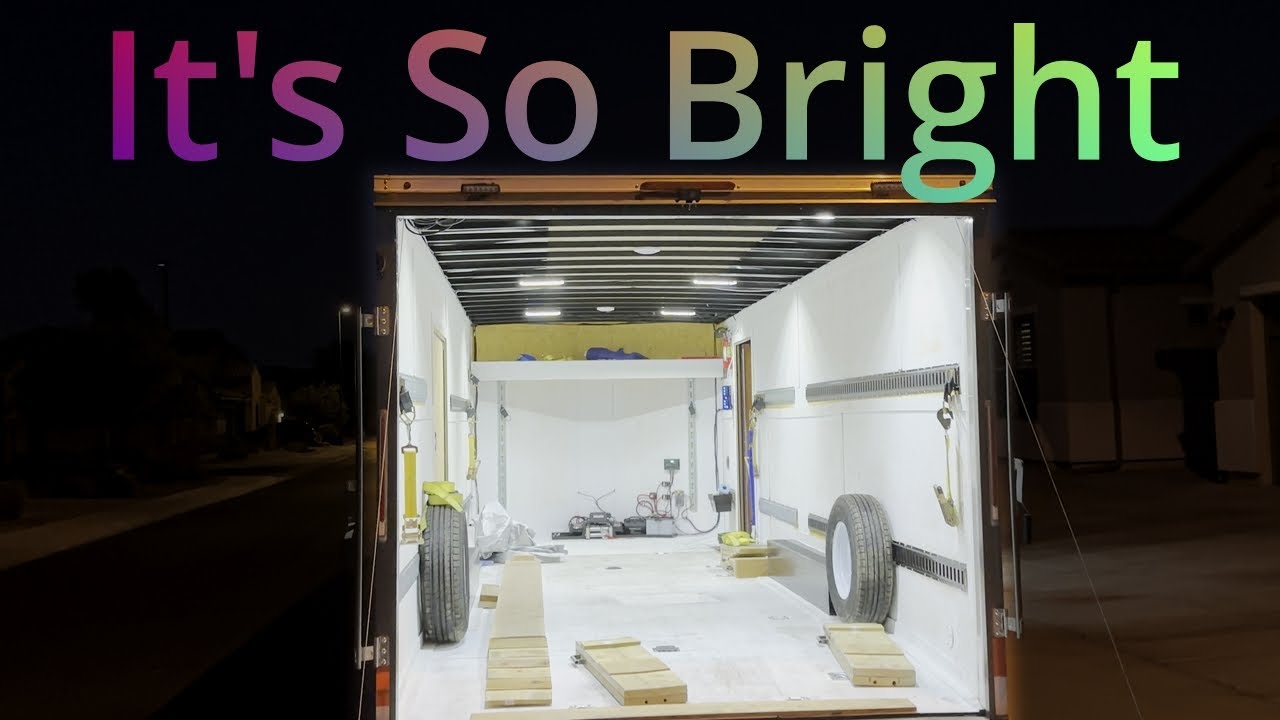 Insane Lighting Upgrade for my Cargo/ Race Trailer