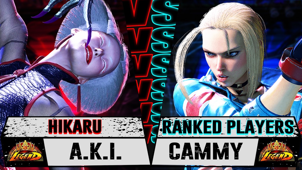 Hikaru (1 Ranked AKI) vs Ranked Players - Street Fighter 6