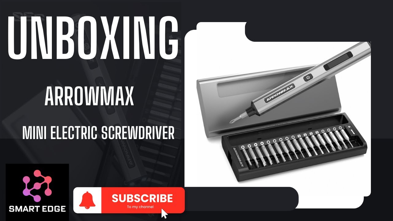 Unboxing the ARROWMAX Mini Electric Screwdriver – Small Tool, BIG Surprises!