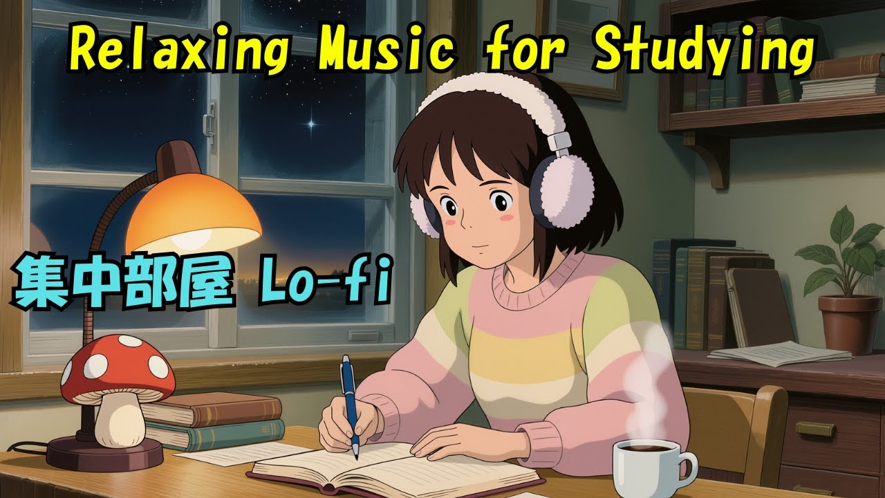 Focus Room Lo-fi Relaxing Music for Studying & Deep Concentration　勉強・作業に最適なリラックス音楽【作業用BGM】