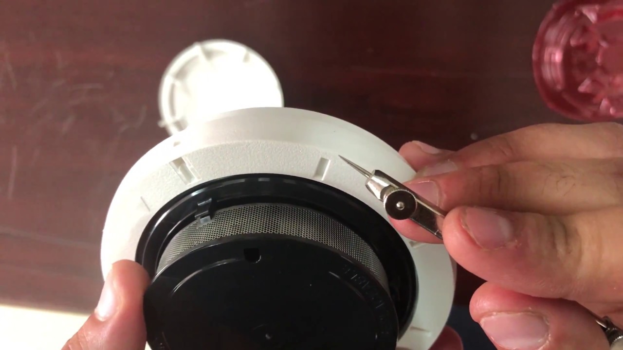 How To Open Smoke Detector For Simplex