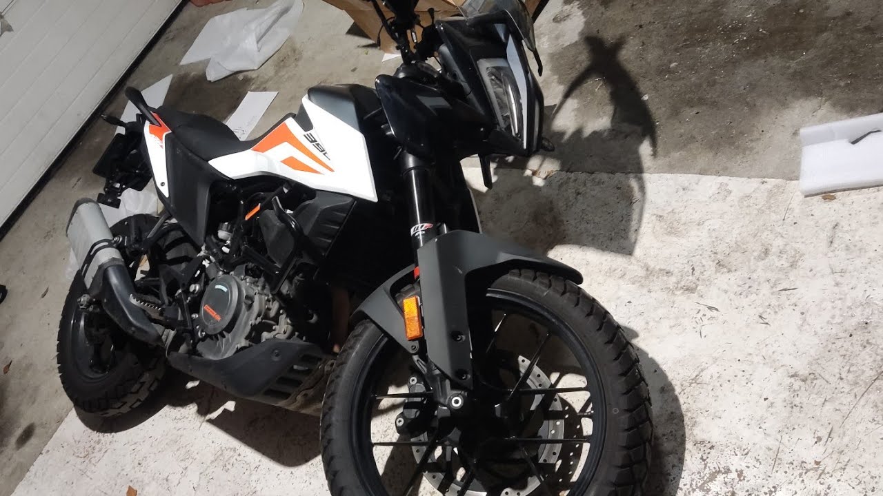 Montaż crach bars do KTM 390 Adventure