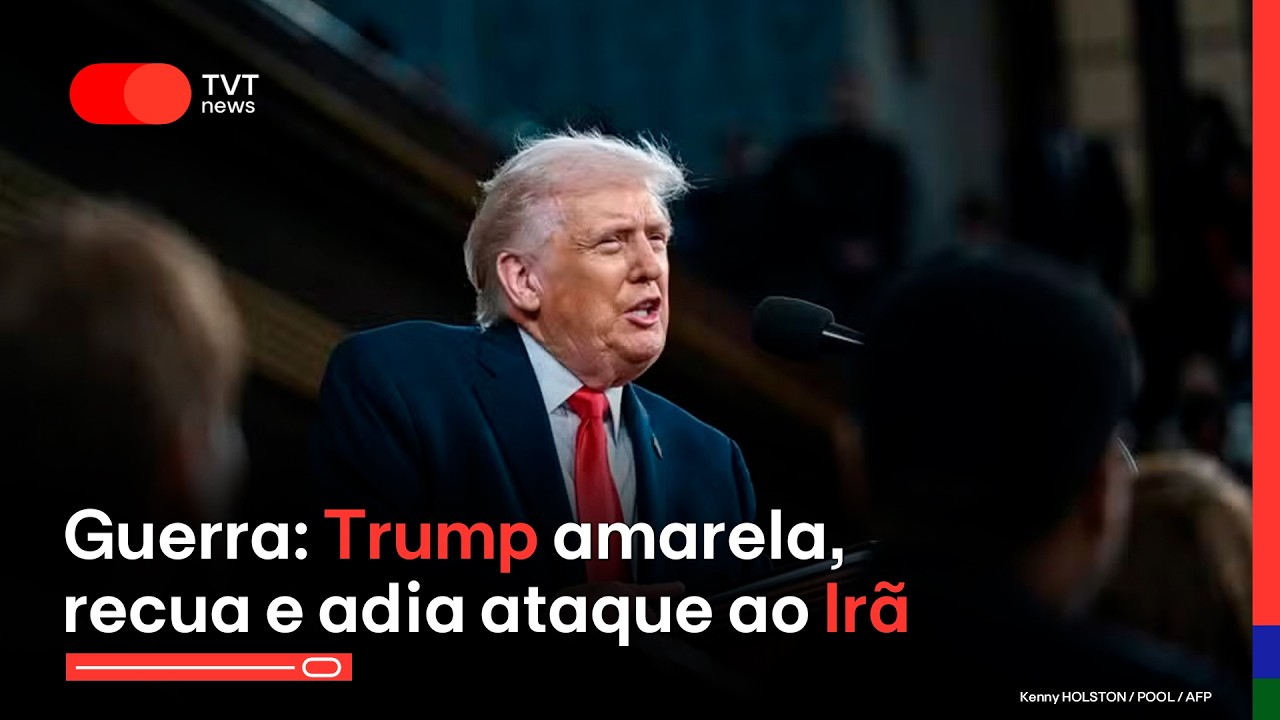 Guerra: Trump amarela, recua e adia ataque ao Ir&atilde; | TVT News 1&ordf; Edi&ccedil;&atilde;o - 27/03/26