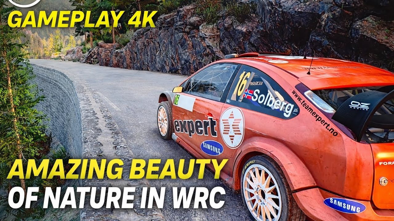 EA SPORTS WRC. 4K GAMEPLAY. AMAZING BEAUTY OF NATURE IN WRC