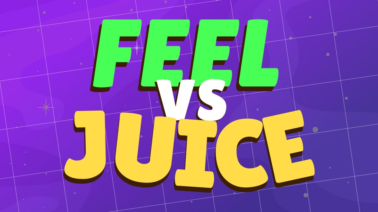 Game feel vs game juice: what's the difference?