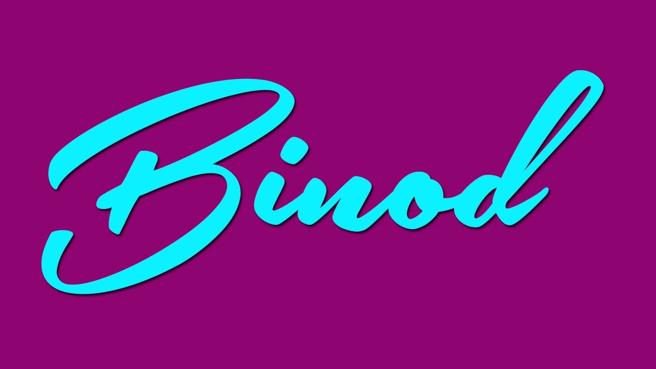 Binod Name Signature Style | Binod Signature Style | B Name Signature Styles