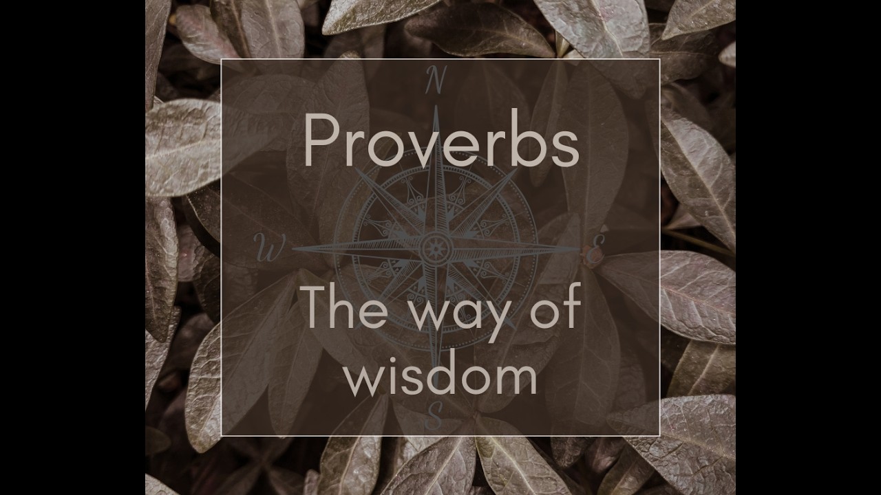 Proverbs The Way of Wisdom: Wisdom In Friendships