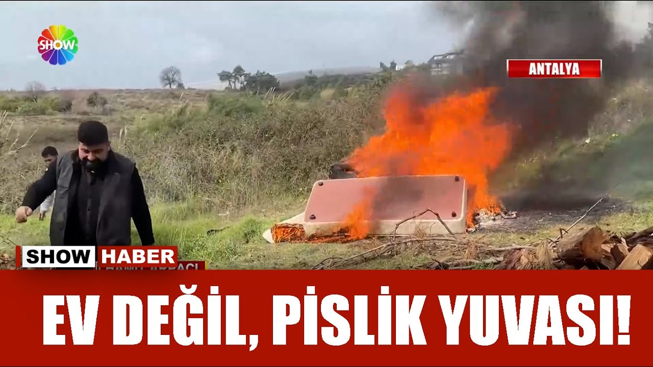 Personeline kızdı, eşyaları yaktı!