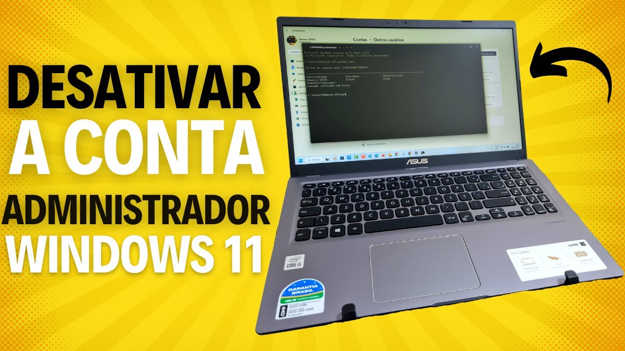 (WINDOWS 11) COMO DESATIVAR A CONTA ADMINISTRADOR USANDO O PROMPT DE COMANDOS