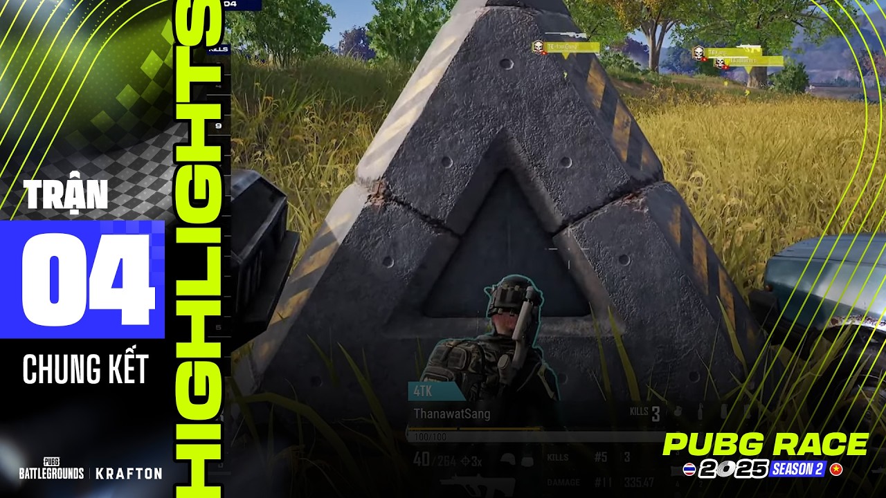 🏆 [Highlight PUBG RACE S2] Trận 4: Sức mạnh tuyệt đối của 4TK - Kỷ lục 76 điểm chỉ sau 4 trận