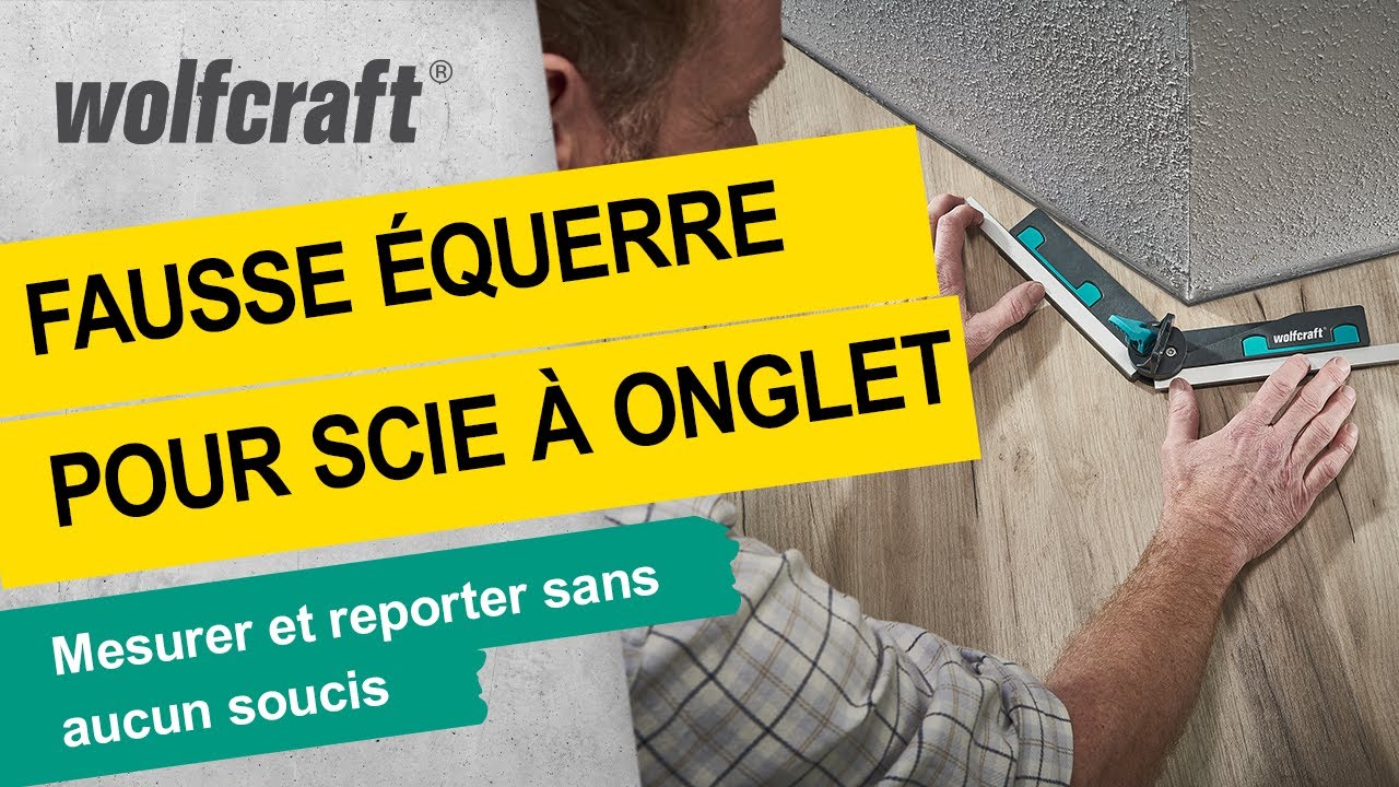 Fausse équerre pour scies à onglet | Wolfcraft