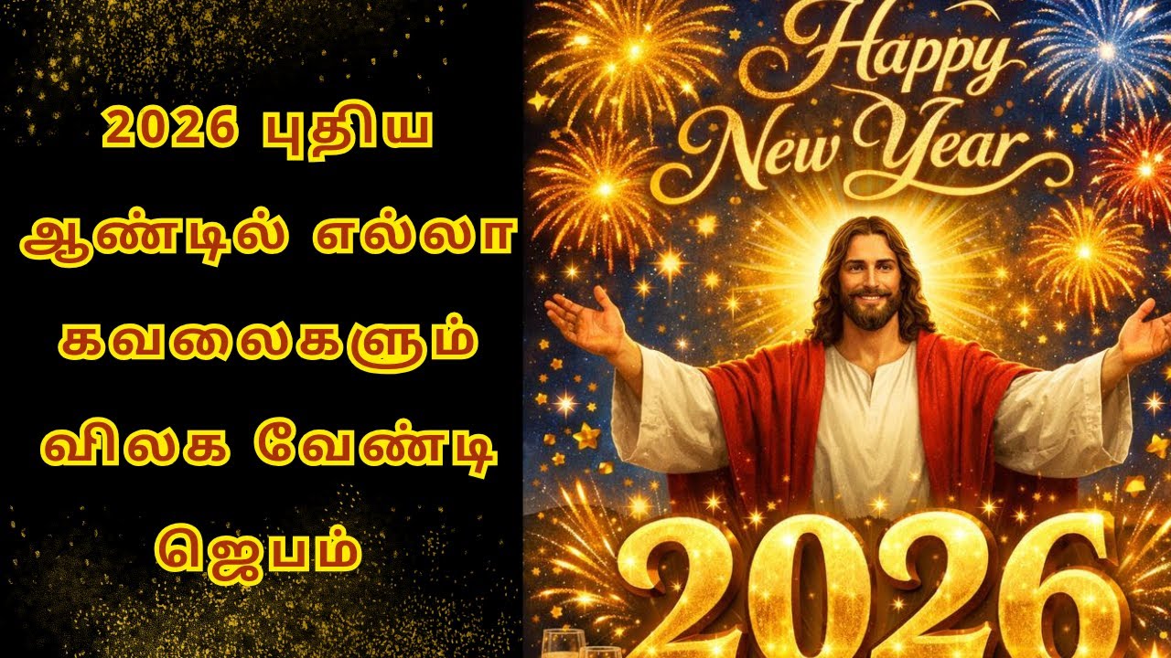 2026 புதிய ஆண்டில் எல்லா கவலைகளும் விலக வேண்டிய ஜெபம் 🌿New Year 2026|| @NambikkaiOli