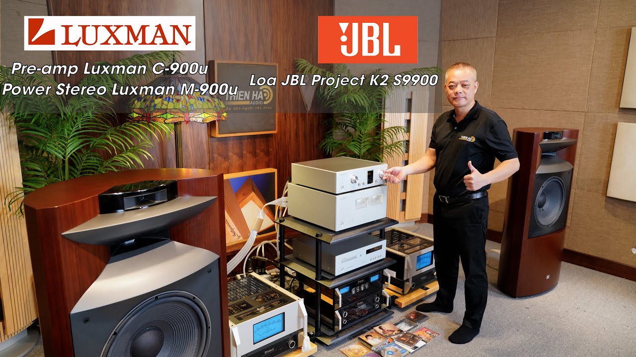 Pre Luxman C-900u +Power Luxman M-900u + Loa JBL Project K2 S9900 - Nhạc Trưởng Đến Từ Nhật Bản