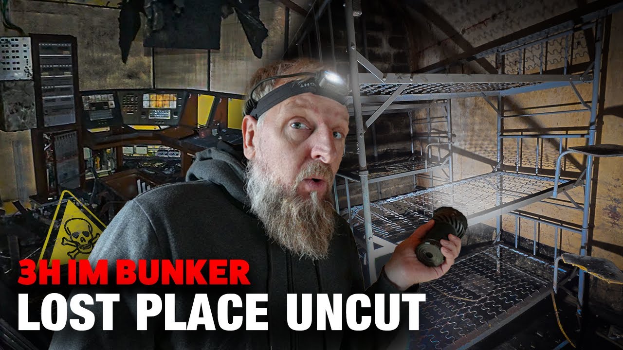 3 Stunden, 30 Meter tief im RIESIGEN Bunker in Frankreich 🇫🇷  Lost Place Uncut