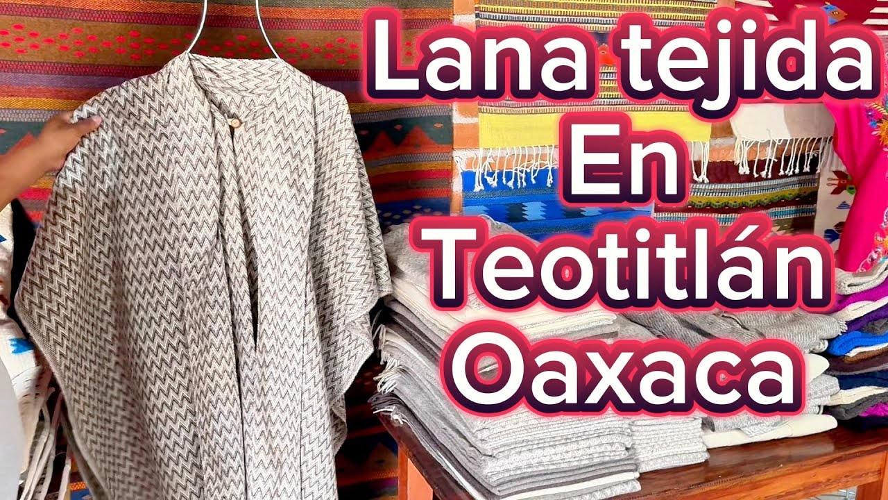 Fabricante de artículos en lana tejida en Teotitlan Oaxaca México