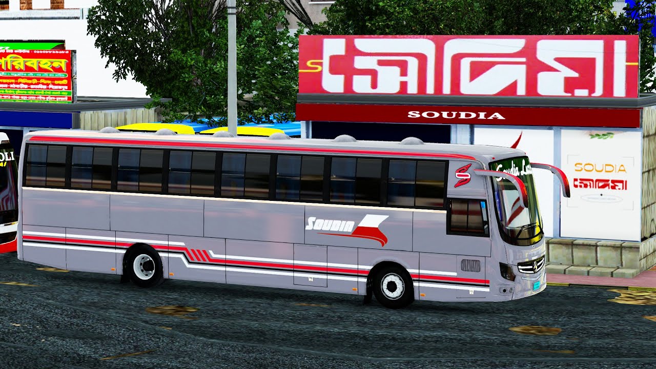 Soudia Mercedez Non Ac| Chittagong-Barisal | MBD Map V8 By Jahidul Alam Akash