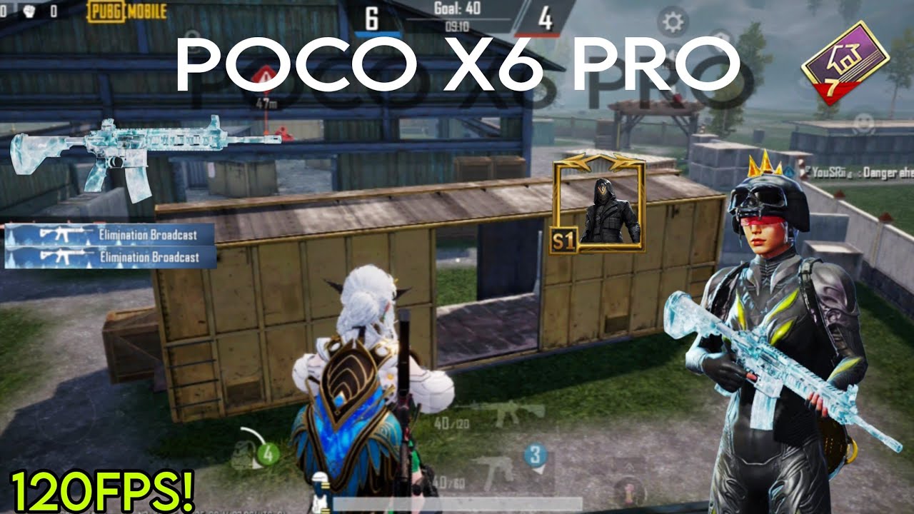 POCO X6 PRO TDM 1v1 M4 🔥丨GAME PLAY Challenge 120FPS MY sensitivity code 🤯 PUBG 👑