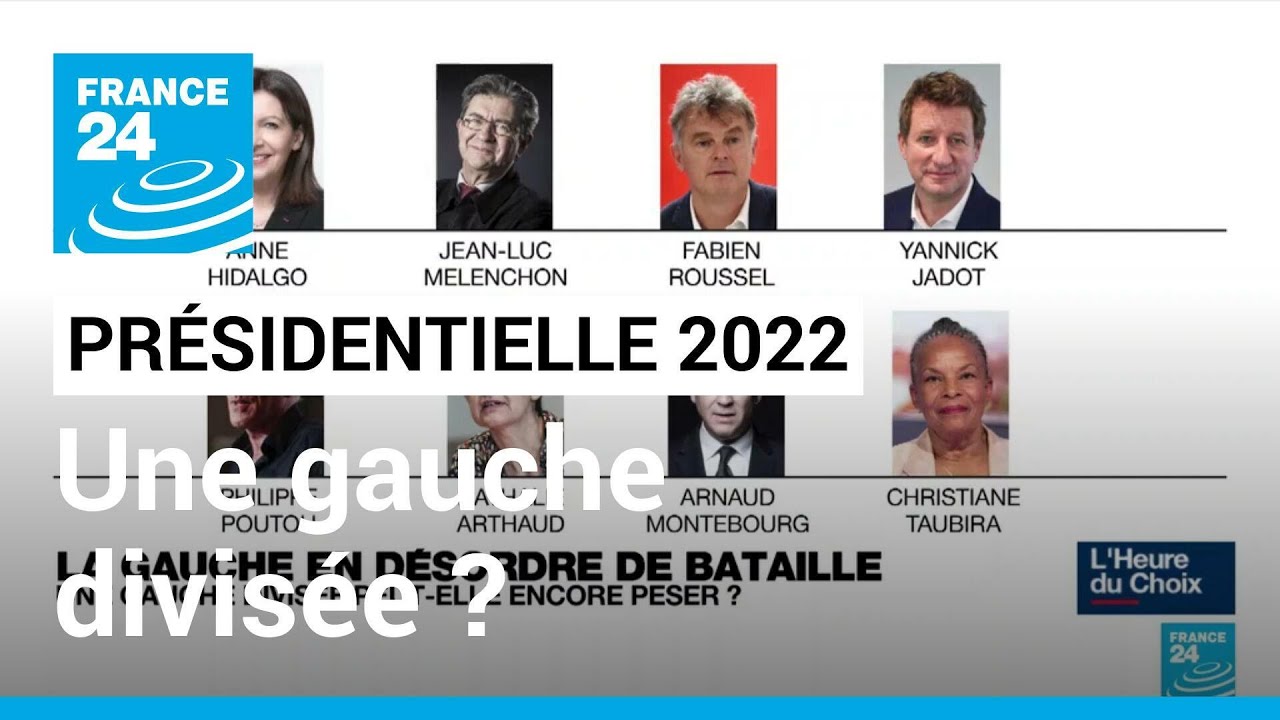 Course &agrave; l&rsquo;&Eacute;lys&eacute;e : une gauche divis&eacute;e peut-elle encore peser ? &bull; FRANCE 24