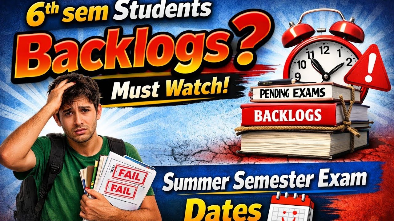 SUMMER SEMESTER EXAM UPDATE 
