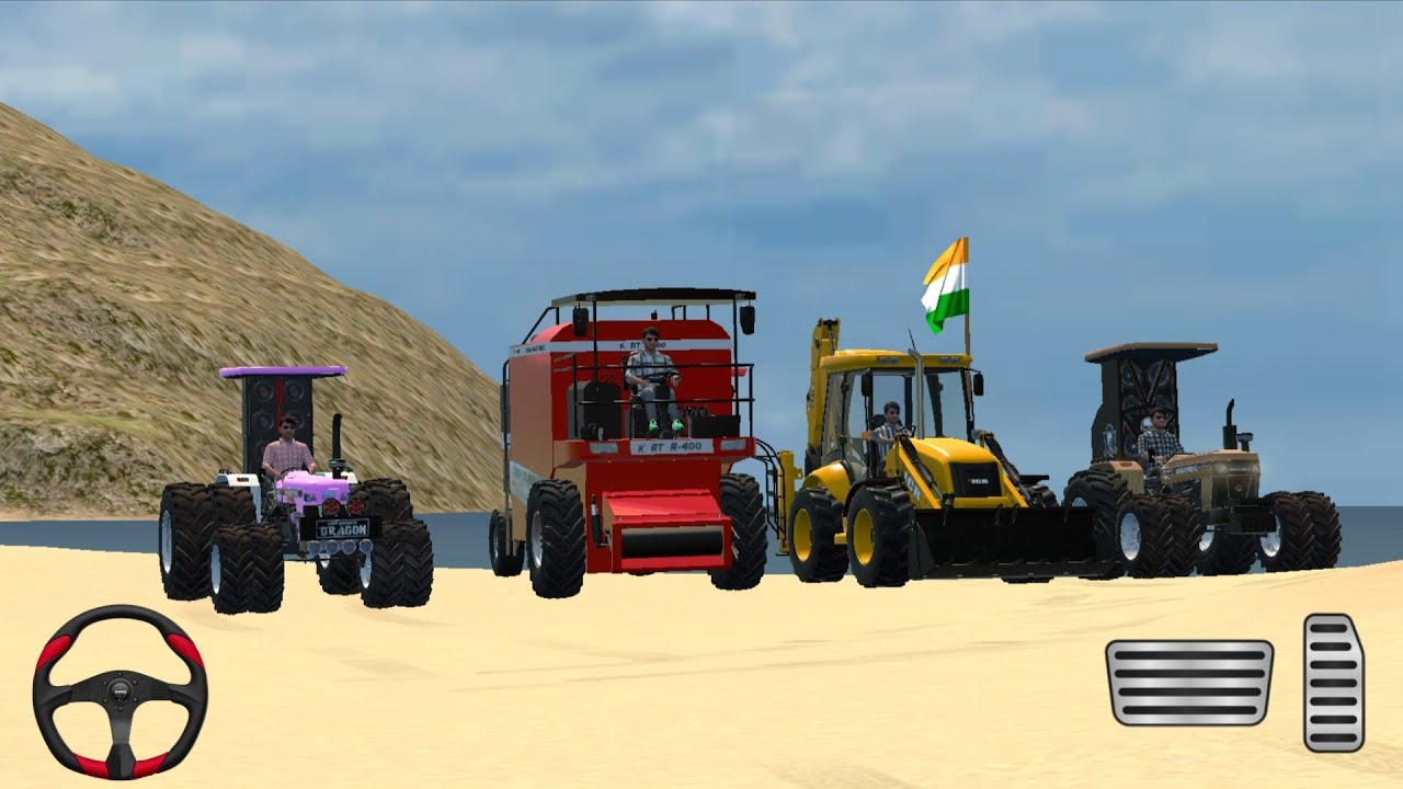 Harvester rescue in sea ?? #gaming #simulator #cartoon #comedy #trending 