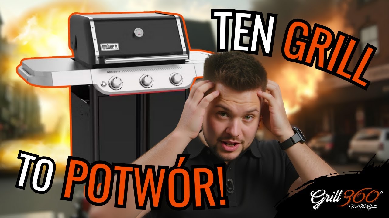 😱 Ten grill to potw&oacute;r! Weber Genesis E-315W | RECENZJE GRILL360