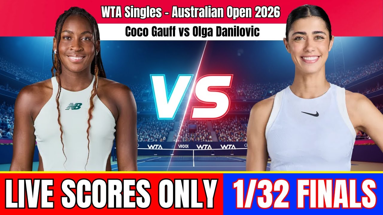 🔴Coco Gauff vs Olga Danilovic | Australian Open 2026 | WTA Women Tennis Live Score Only #livescore