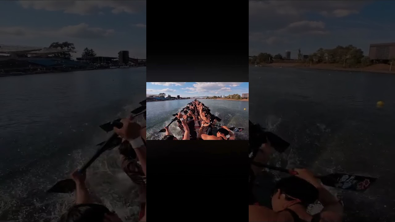 Dragon Boat 30 strokes starts - 200m #dragonboating #watersports #sports #water #aura #aurafarming