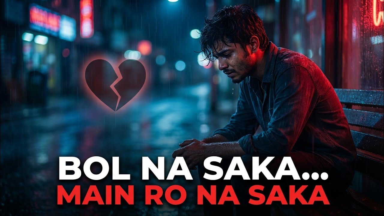 Bol Na Saka (Lofi) 💔 | Main Ro Na Saka | Slowed + Reverb | Sad Chill Video Song