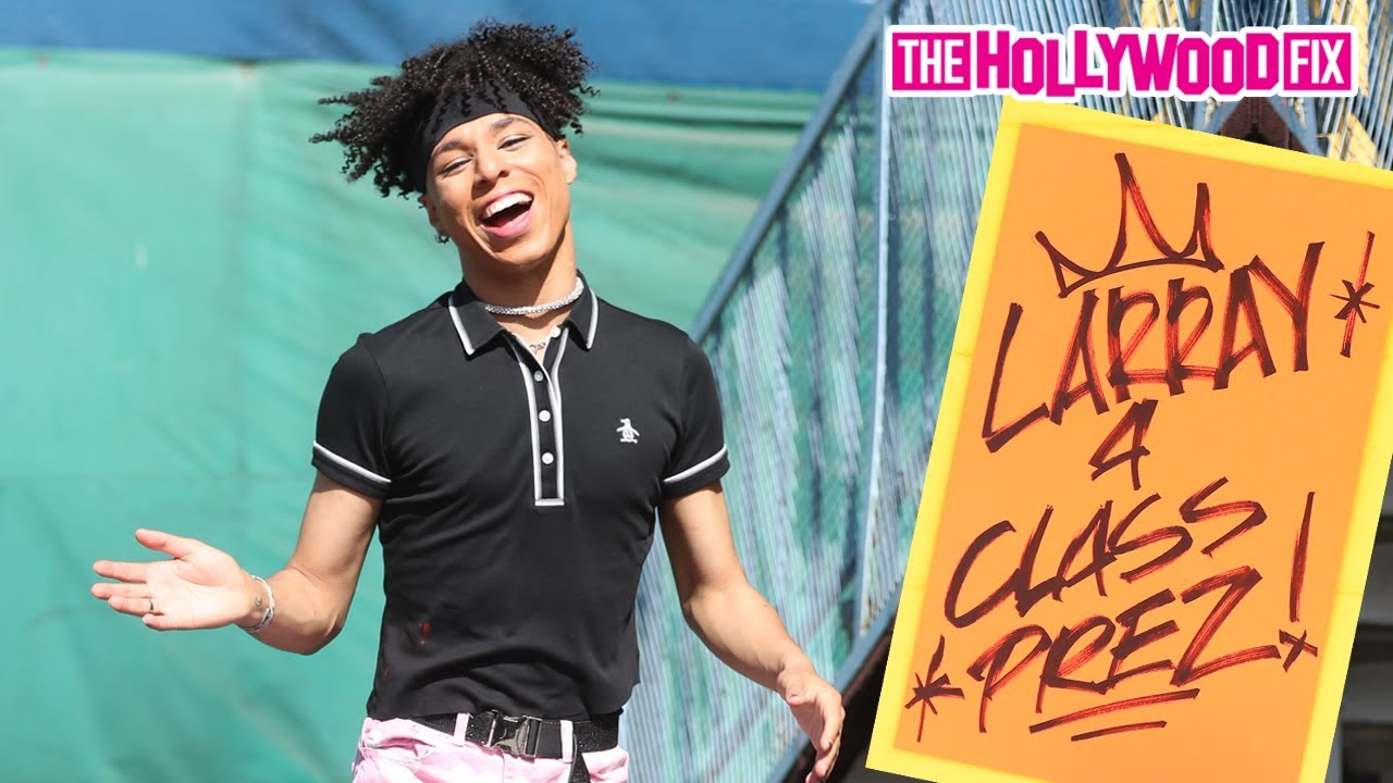 Larray Spills The Tea On His New Diss Track While Behind The Scenes At The Star Studded Video Shoot