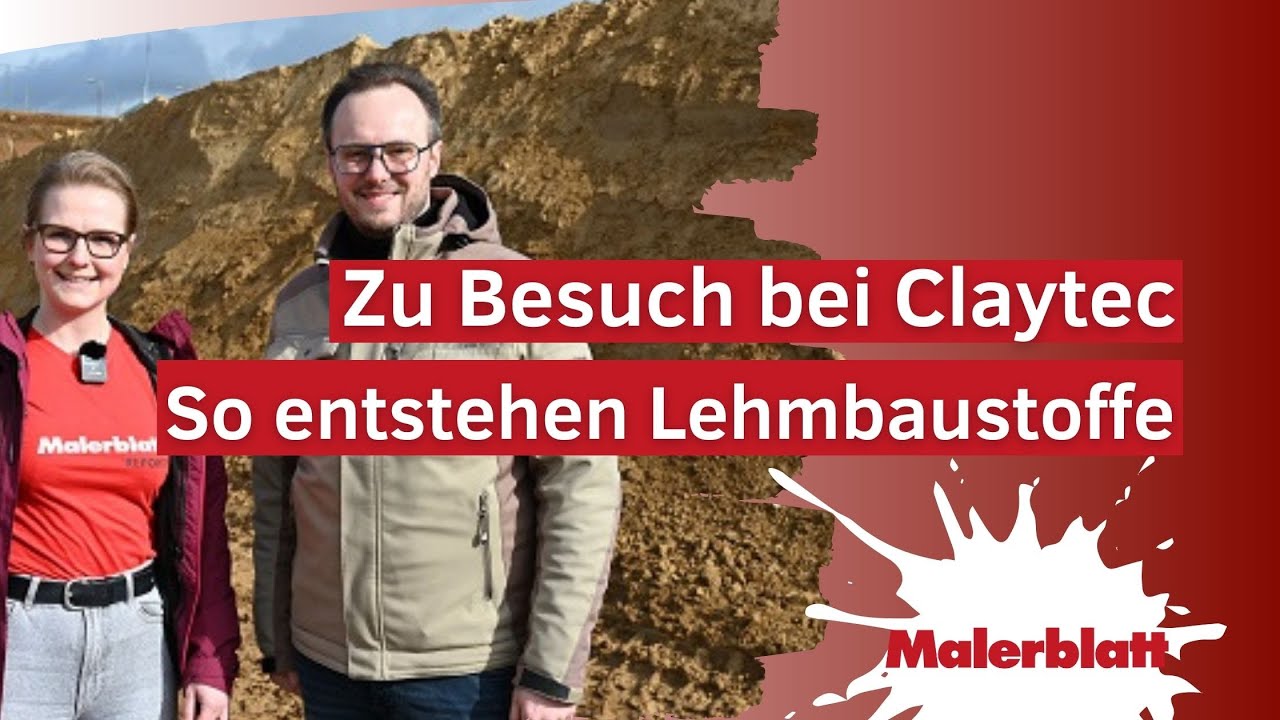 Wie werden Lehmbaustoffe hergestellt? Zu Besuch bei Claytec