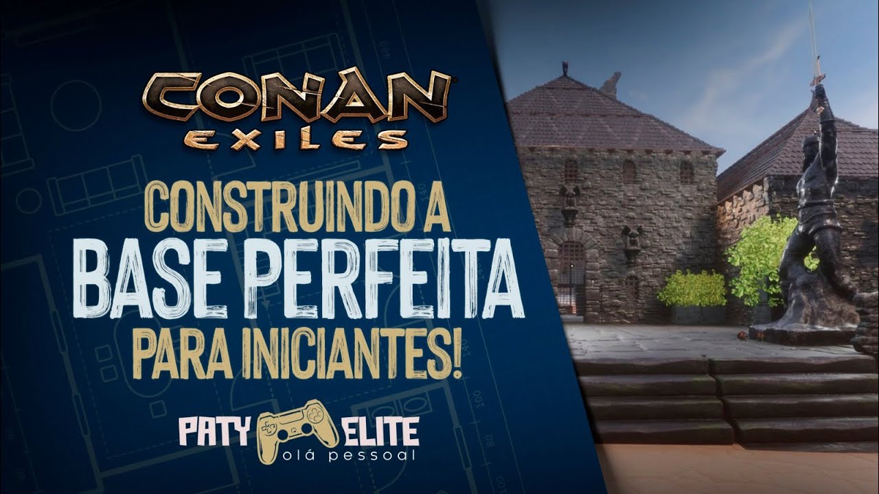 👷‍♂️CONAN EXILES Construindo a Base Perfeita para Iniciantes! 