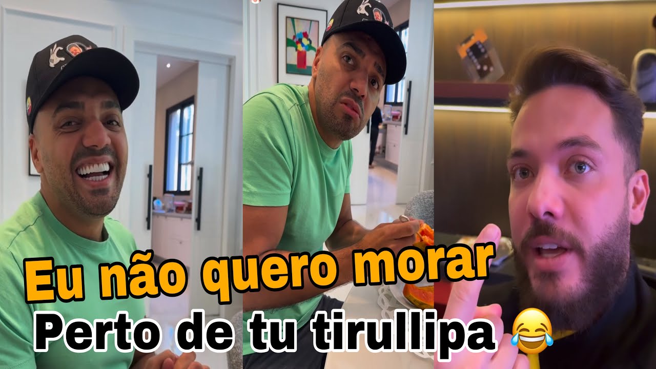 😂 TIRULLIPA CHEGA DE SURPRESA NO ESCRITÓRIO DO WESLEY SAFADÃO, SAFADÃO DIZ QUE TIRU SÓ VAI PRA COMER