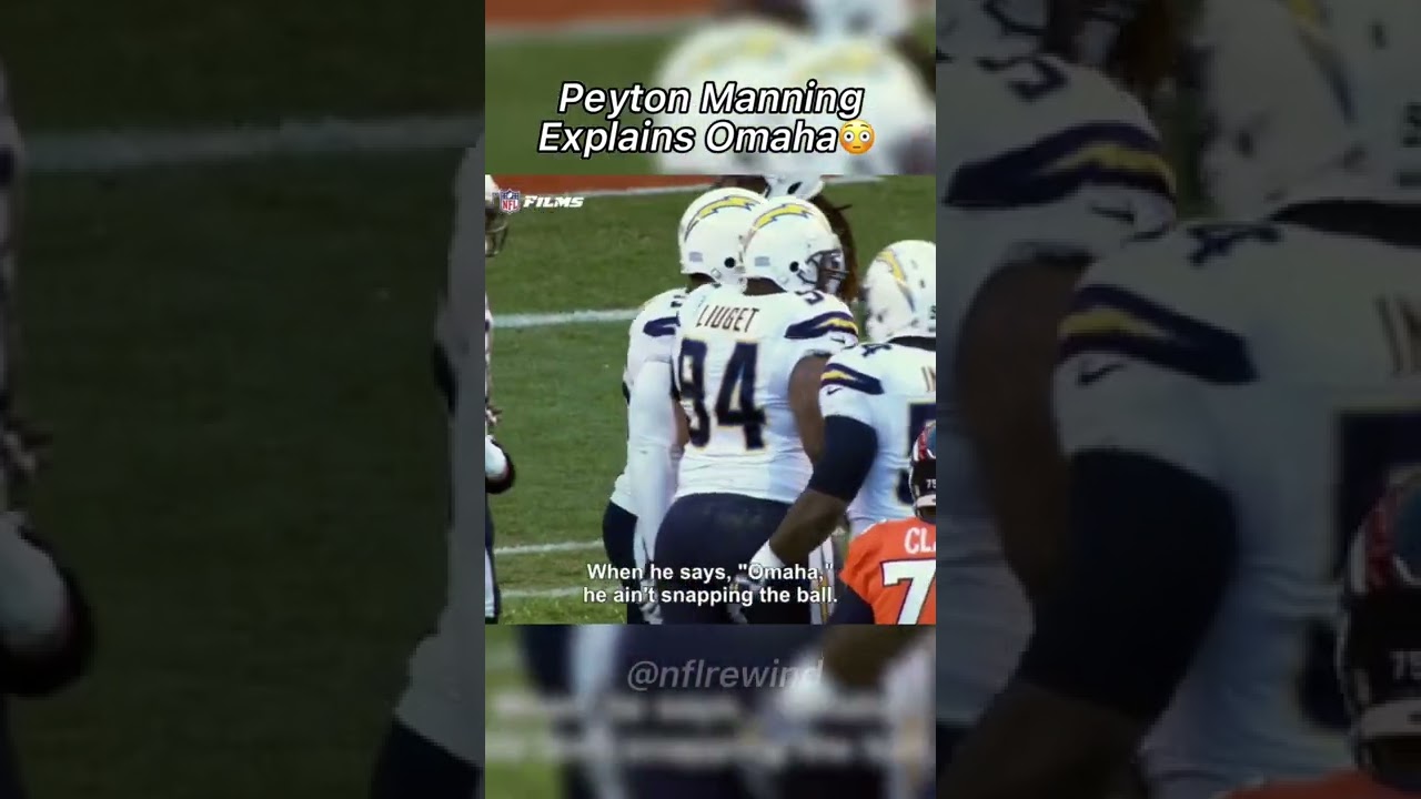Peyton Manning Explains Omaha 😳 #nfl #shorts #broncos