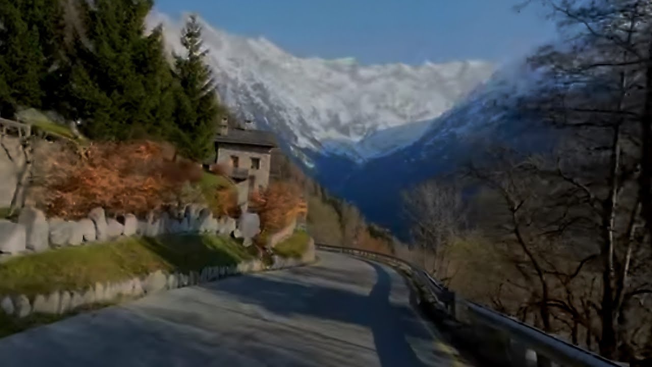 🇮🇹🚗 driving italy 4K 🏞 Trentino ⛰️ Passo Tonale  🏔 Sondrio 🍀 HDR