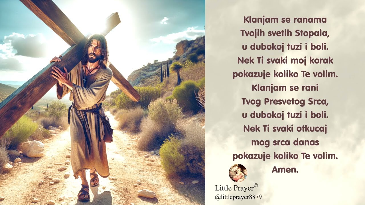 MOLITVA U ČAST PRESVETIH RANA ISUSOVIH @littleprayer8879 #molitva #isus #youtube
