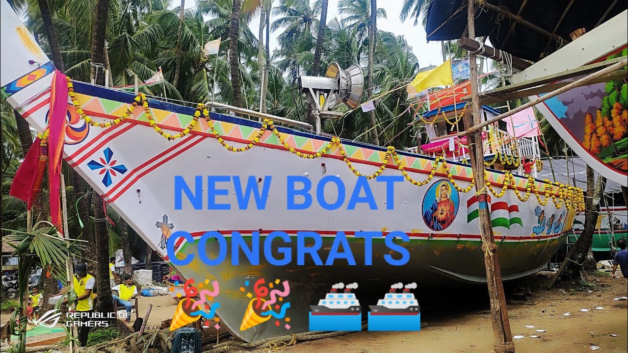 मोठी आणि नवीन बोट उद्घाटन सोहळा@गोराई ##FISHING BOAT 🚢