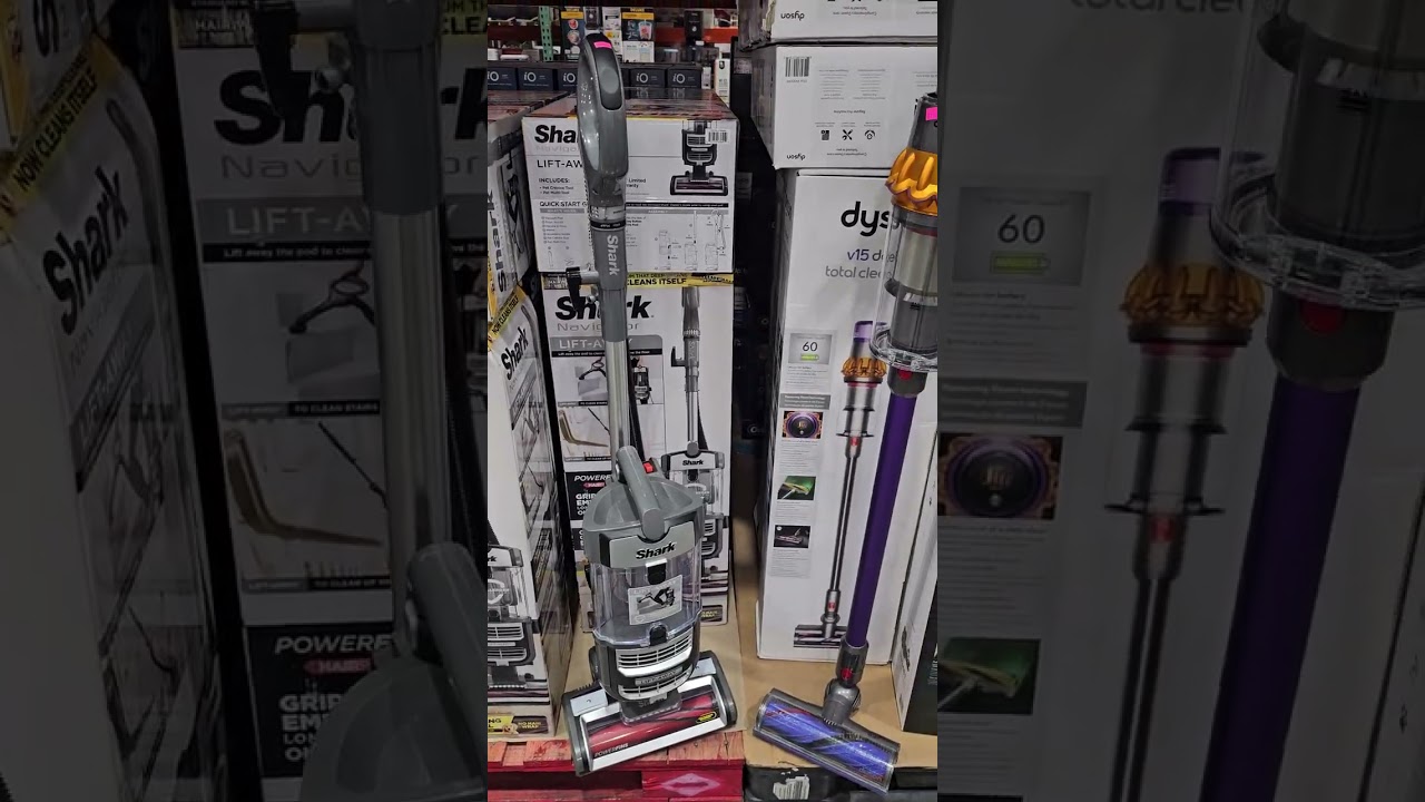 Costco shopping for vacuum cleaner