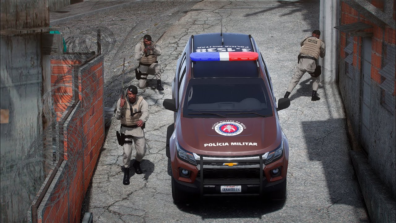 RONDESP PMBA - ABORDAGEM NA FAVELA  / PMBA GTA 5