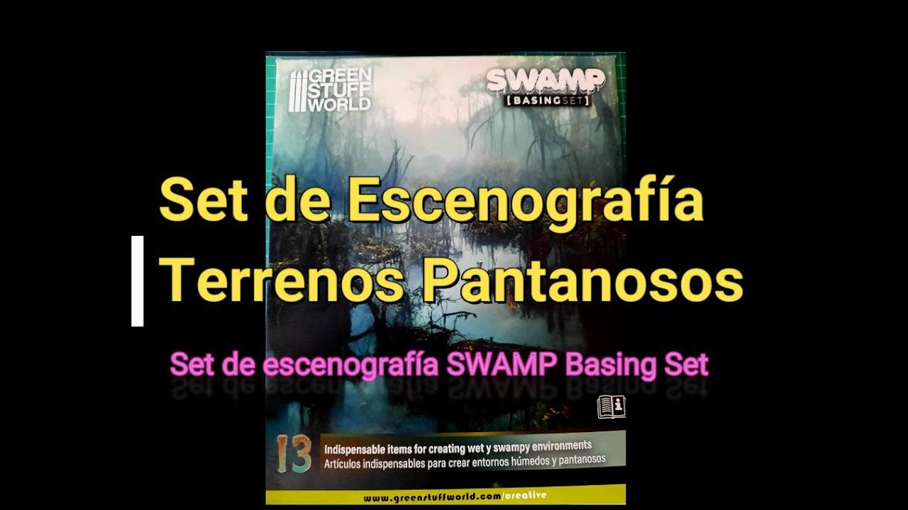 Set de Escenograf&iacute;a Terrenos Pantanosos / SWAMP Basing Set  GREEN STUFF WORLD