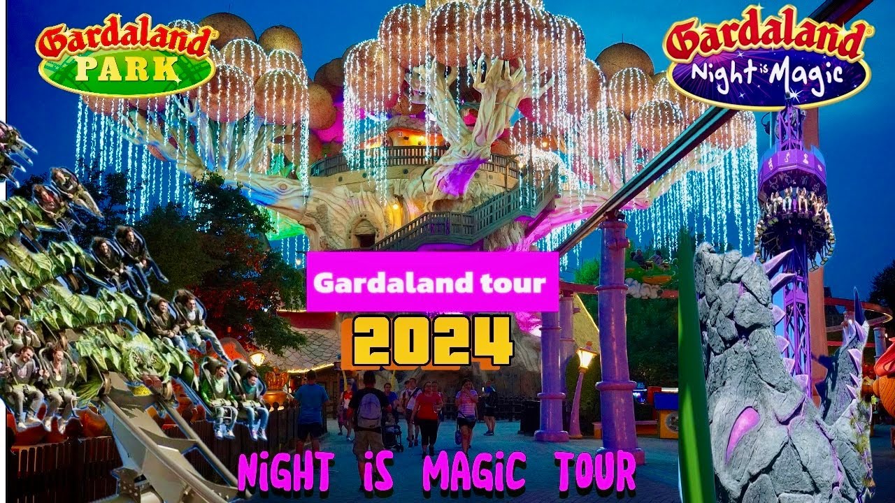 GARDALAND! NIGHT IS MAGIC SUMMER 2025 COMING 🔜 (GARDALAND NIGHT TOUR)